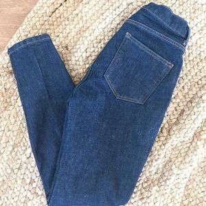 Everlane dark wash high rise jeans
